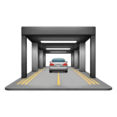 Public Parking garage sticker