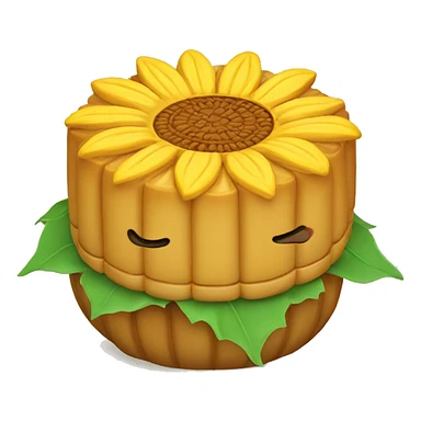 sunflower mooncake  sticker