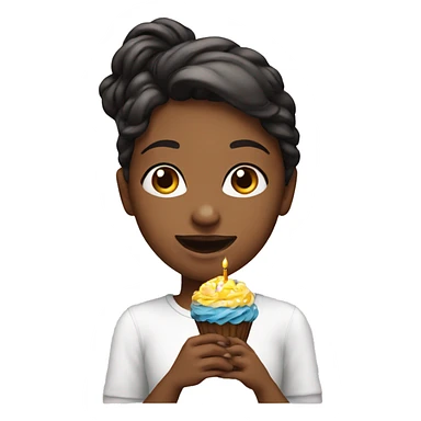 Girl Happy birthday  sticker