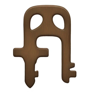 key under square root sticker