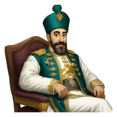 ottoman sultan Abdulhamid sticker