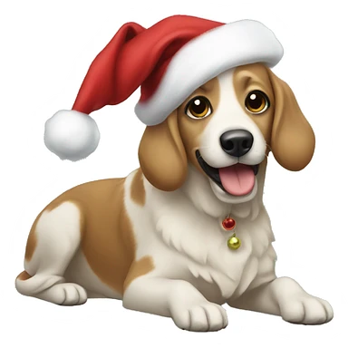 Christmas dogs sticker