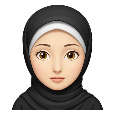 Emoji perempuan bertudung sticker