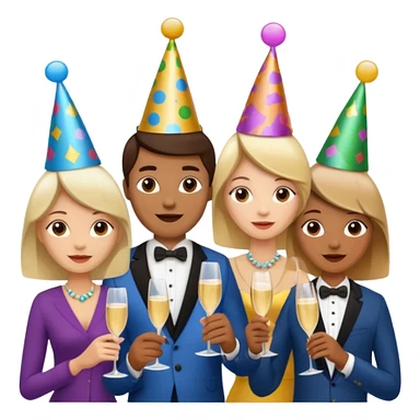 work christmas party sticker