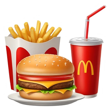 McDonald’s meal  sticker