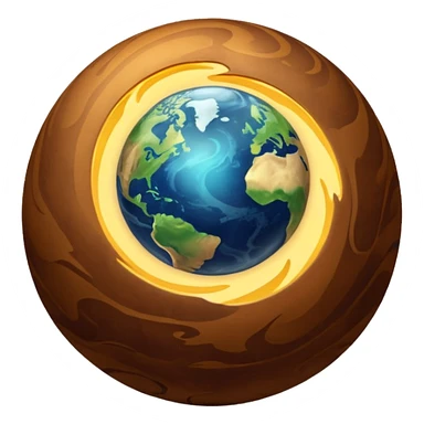 earth magic ball sticker
