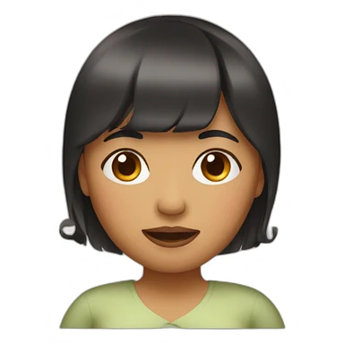 pregnant woman with bang sticker