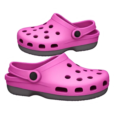 pink crocs  sticker
