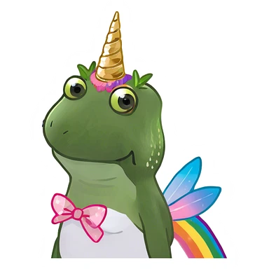 Unicorn poop.  sticker