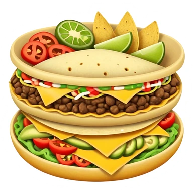 Mexican food sticker