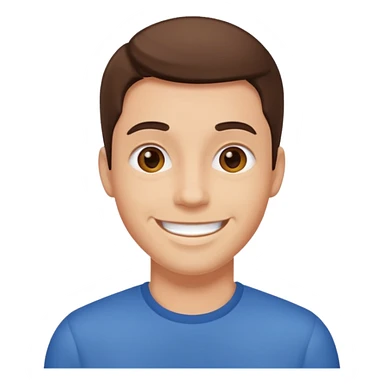 generate a emoji of man saying hii with normal skintone sticker