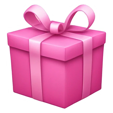 pink heart present sticker