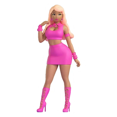 Nicki Minaj rapper sticker