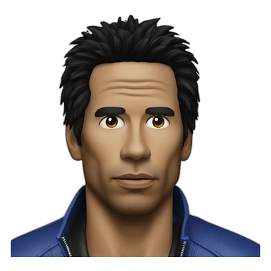 blue steel zoolander sticker