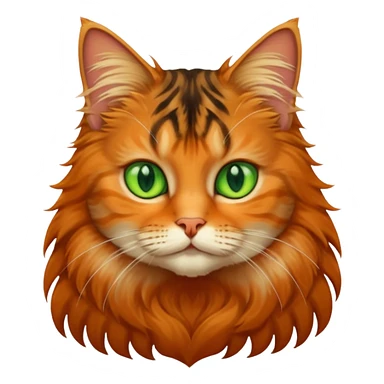 Long haired tabby princess sticker