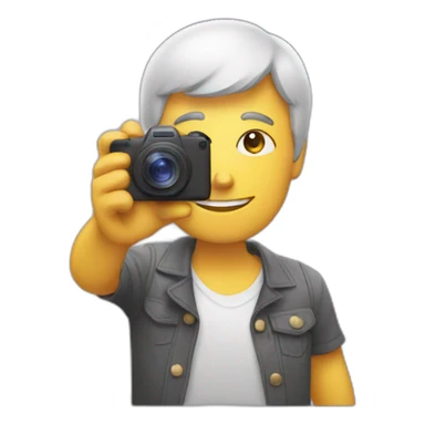 Taking picture with phone sticker