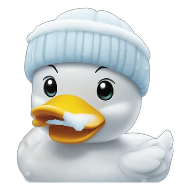 Froid rubber duck sticker