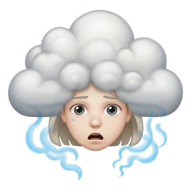 Fart lofting up a guy‘s nose in him fainting sticker