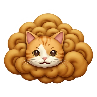 Cat fart sticker