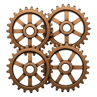 cog wheels sticker