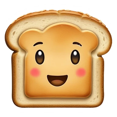 A piece of bread at communion that’s going clubbing sticker