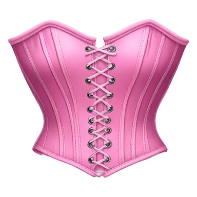 Pink corset sticker