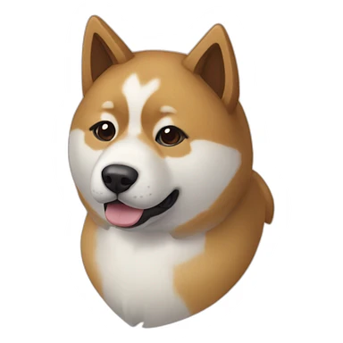 Knight Akita inu sticker