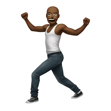 Hardcore dance sticker