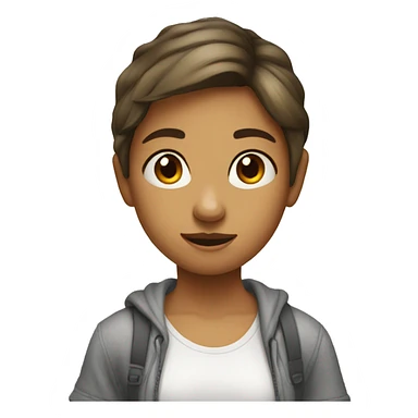 Girl with t shirt and barefoot and no sticker