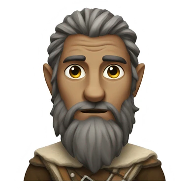 firbolg without beard sticker