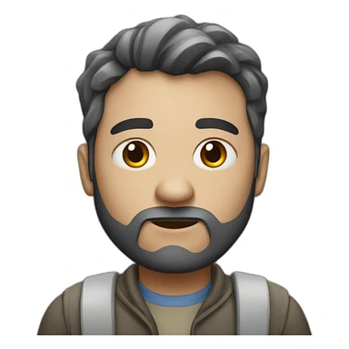 White skin Homeless software developer sticker