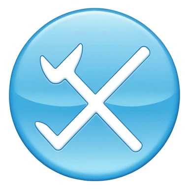 Verificación en celeste  sticker