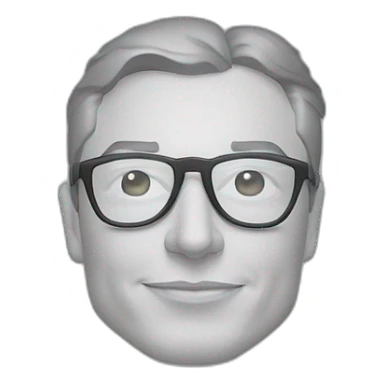  Elon musk qui cligne des yeux en levant ses lunettes de soleil  sticker