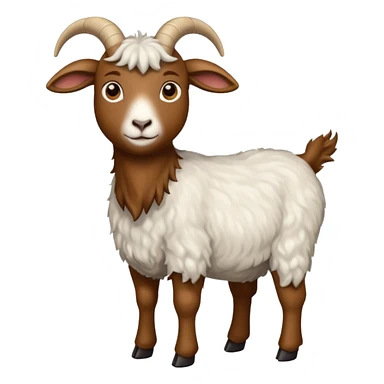 Navy goat emoji sticker