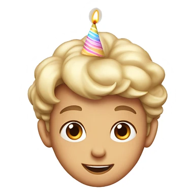 vintage birthday cale sticker