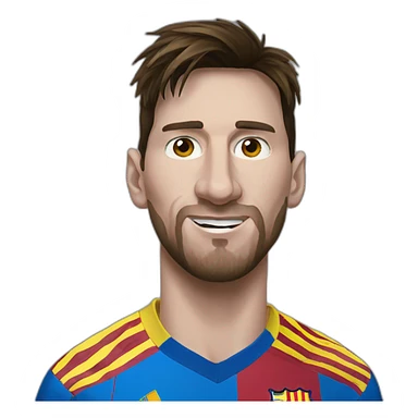 Messi 2015 portrait sticker