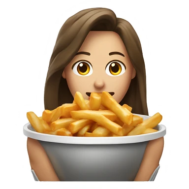 Poutine qui embrasse a femme sticker