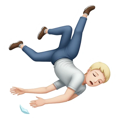 Crashing out sticker