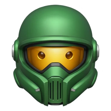 Doomguy helmet sticker