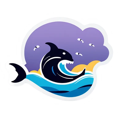 Ocean sticker