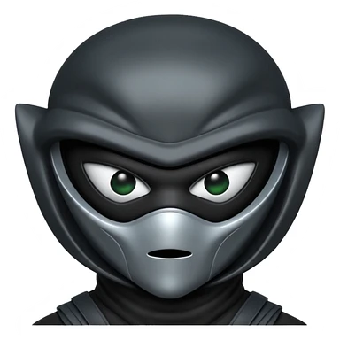 Alien ninja sticker