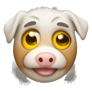 porco espinho com olhos brilhantes e fofo sticker