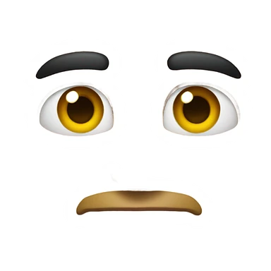 awkward stare sticker