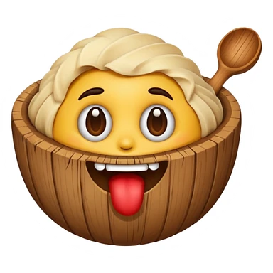 wood eater emoji sticker