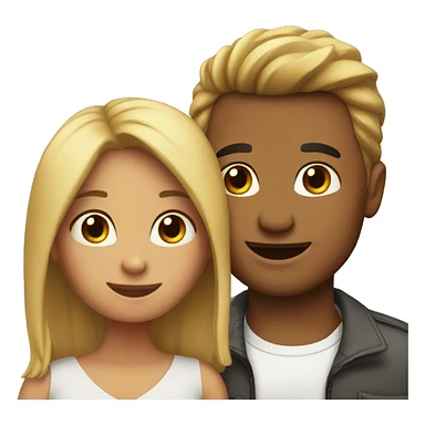 a couple in love sticker