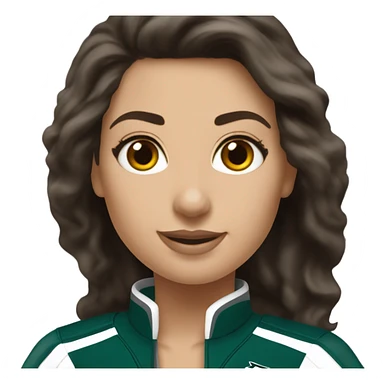 Philadelphia Eagles cheerleader brunette cheer sticker