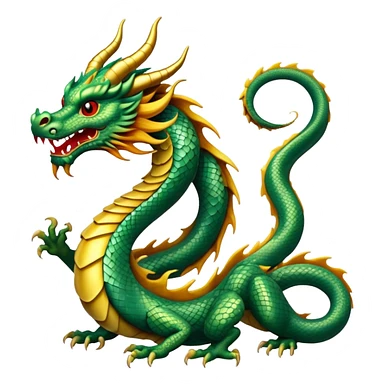 Chinese dragon sticker
