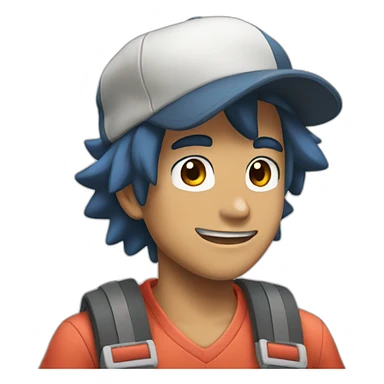 Ash from Pokémon sticker