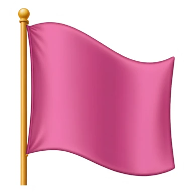 Pink flag emoji sticker