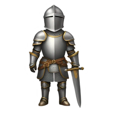knight's armor sticker